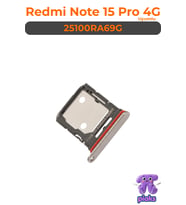 Redmi Note 15 Pro 4G Sim Kart Tepsisi Çekmecesi Aparatı 25100RA69G Uyumlu