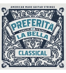 La Bella 1P Preferita Klasik Gitar Teli  Şeffaf Tizler Dengeli Baslar