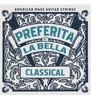 La Bella 1P Preferita Klasik Gitar Teli  Şeffaf Tizler Dengeli Baslar