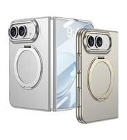 Apple iPhone Duo Kılıf M-safe Şarj Özellikli Zore Kıpta Yüzüklü Kamera Korumalı Kapak