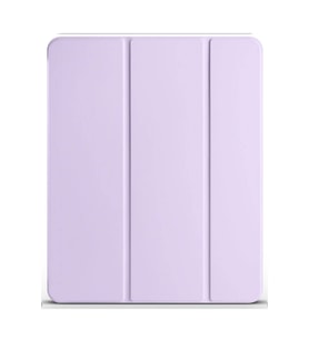 Apple iPad Pro 12.9 2021 5.Nesil Smart Cover Standlı Tablet Kılıf (Lila)
