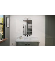 RİOLİGHT MODERN,VİNTAGE KROM 2XE27 DUYLU AYNA ÜSTÜ METAL DUVAR APLİK