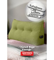 Yatak Başı Yastığı Sırt ve Bel Destek Yastığı 90 cm Yaslanma ve Dinlenme Yastığı