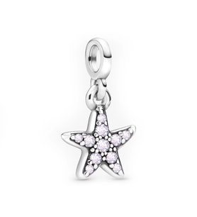 Nur Silver Pudra Renk Yıldız Me Gümüş Charm NUR-BL09765