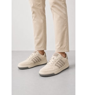 Porto Erkek Casual Spor Ayakkabı Rahat Tabanlı Günlük Kullanım Sneaker - Bej