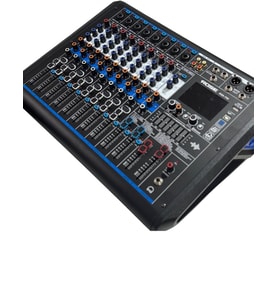 ROSE RS8-700 8 KANAL POWER MIXER 2 X 400W MAX (Siyah)