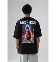 Ral Sport Unisex Oversize One Piece T-Shirt Siyah