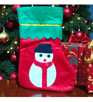 KÜÇÜK BOY 23 CM KARDAN ADAM NOEL ÇORABI KARDAN ADAM FİGÜRLÜ ÇORAP YILBAŞI SÜSLERİ KARDAN ADAM ÇORAP