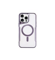iPhone 15 Pro Max Kılıf Boyi Magsafe Silikon Kapak - Derin Mor
