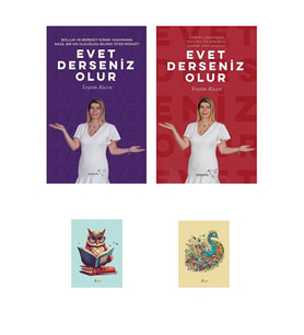 Evet Derseniz Olur Seti - Yeşim Kuzu Kitapları - Müptela Yayınları - Not Defterli Seti
