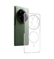 Xiaomi 13 Ultra Kılıf Kablosuz Şarj ve Magsafe Destekli SlimSafe Premium Sert PC Silikon Kapak (Renksiz)