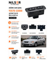 Hyundai Accent Cam Düğme Ön Sol 1998-1999 Çitli