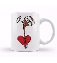 Nutella & Kalp  Kupa Bardak Porselen