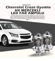 Chevrolet Cruze Mercek Led Xenon Şimşek Etkili Oto Ampul Çift Renk