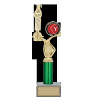 ODAK KUPA - Figürlü Kupalar - Mezuniyet Kadın Figürlü Kupalar FG-018 B - 37 cm