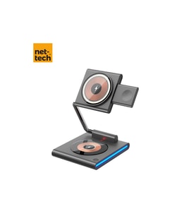 Nt-wch04 3in 1 15w Kablosuz Wireless Şarj - Gri