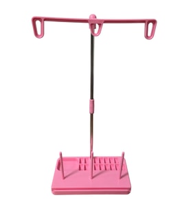 Ev Tipi Dikiş Makinesi Pembe Plastik Çardak Seti (Metal Borulu) / TS-500