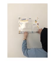 Günlük Planlayıcı Yazı Tahtası Akıllı Kağıt Tahta Planner Tutunabilir Kağıt + Kalem 47x70 Cm