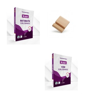 Karekök 9. Sınıf 2027 Maarif Matematik ve Fizik Soru Bankası + Telefon Standı