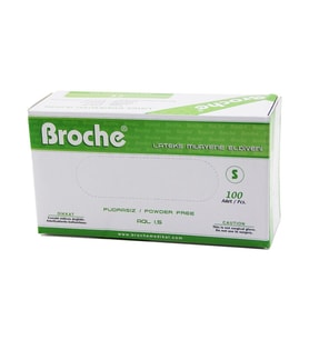 BROCHE S PUDRASIZ MUAYENE ELDİVENİ 100LÜ (5343)