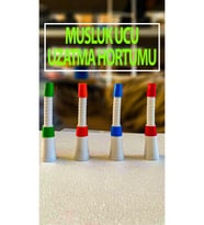 3/4 Lük Musluk, Batarya Ağzı Uzatma Spiral Hortumum (4 Adet Renkli)