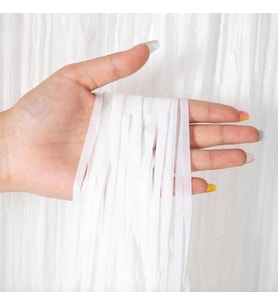 Soft Beyaz Renk Duvar ve Kapı Perdesi İthal 100x200 cm