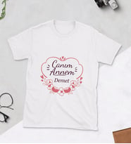 Canım Annem Baskılı Tshirt (Beyaz)