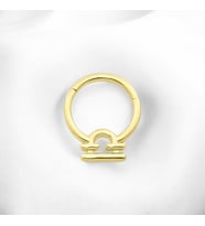 Glorria Altın Terazi Burcu Halka Helix Piercing
