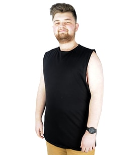 Mode XL Büyük Beden Erkek Basic Atlet 20004 Siyah