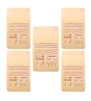 Edulaparoskopi 5 Adet Silikon Sütür Pedi Dikiş 19x9 Cm 7 Mm Eğitim Matı Simülasyon Amaçlı Dikiş Pedi