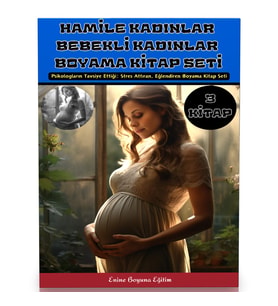 Hamile Kadınlar Boyama Kitap Seti (3 Kitap)