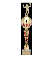 ODAK KUPA - Figürlü Kupalar - Voleybol Erkek Figürlü Kupalar FG-086 B - 60 cm