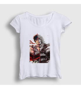 Presmono Kadın Beyaz Ryu And Ken Oyun Street Fighter T-Shirt 326758tt
