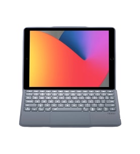Newface Apple T5506D iPad 10.2 (9.Nesil) Kılıf Palermo Ledli Klavyeli Standlı Tablet Kılıfı - Siyah