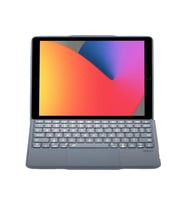 Newface Apple T5506D iPad 10.2 (9.Nesil) Kılıf Palermo Ledli Klavyeli Standlı Tablet Kılıfı - Siyah