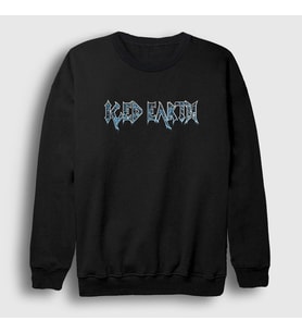 Presmono Unisex Siyah Logo V2 Iced Earth Sweatshirt 150601tt