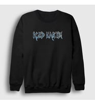 Presmono Unisex Siyah Logo V2 Iced Earth Sweatshirt 150601tt