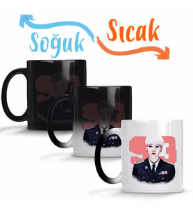 Bts Suga Sihirli Kupa Bardak Porselen