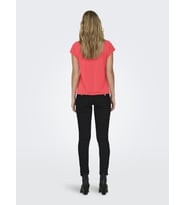 Only ONLFREE LIFE S/S MODAL STITCH TOP JRS Mercan Kadın T-Shirt 15285624