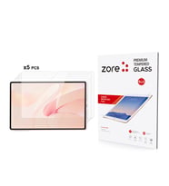 Huawei MatePad 12X Uyumlu Zore 5in1 Tablet Temperli Cam Ekran Koruyucu (Şeffaf)
