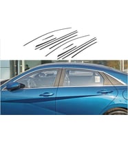 Hyundai Elantra Cam Çıtası Çerçevesi Kromu Nikelajı 2021-2022