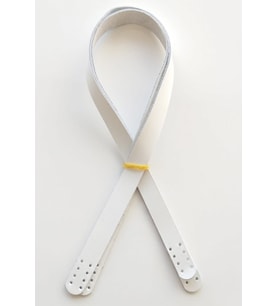 Angel Çanta Aksesuar Beyaz Renk Gerçek Deri 70X2 Cm Çift Sap