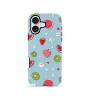 iPhone 17 Vorian Çift Katmanlı Kılıf Fruit Confetti Sky