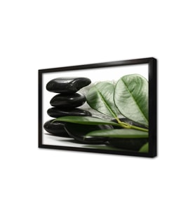 Spa Taşları Çerçeveli Mdf Tablo