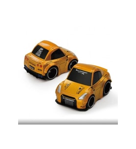 1/64 Qube Carz Serisi Nissan GT-R (R35) LB WORKS Type 1, Rear Wing ver 2LB Gold Blister Paket
