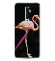 Oppo Reno 2Z 4 Lite 4 Pro 5 6 7 A31 Kılıf Desemli Silikon Line Filamingo 1776