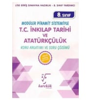 Karekök Yayınları Karekök 8.sınıf Inkilap Tarihi Ve Atatürkçülük Konu Anlatım (Çok Renkli)