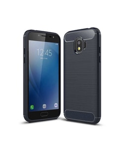Samsung Galaxy J2 Pro 2018 Uyumlu Kılıf Zore Room Silikon Kapak (Lacivert)