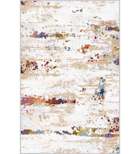 Eliana Home Baskılı, Yıkanabilir Kaymaz Taban Salon Halısı LNA1498 100x150 cm (Bej)