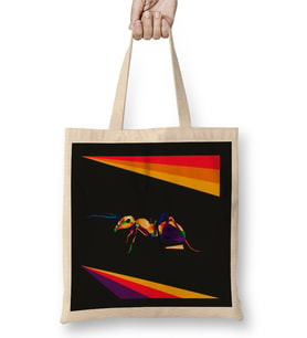 Colorful Ants In Pop Art Design Bez Çanta Uzun Saplı